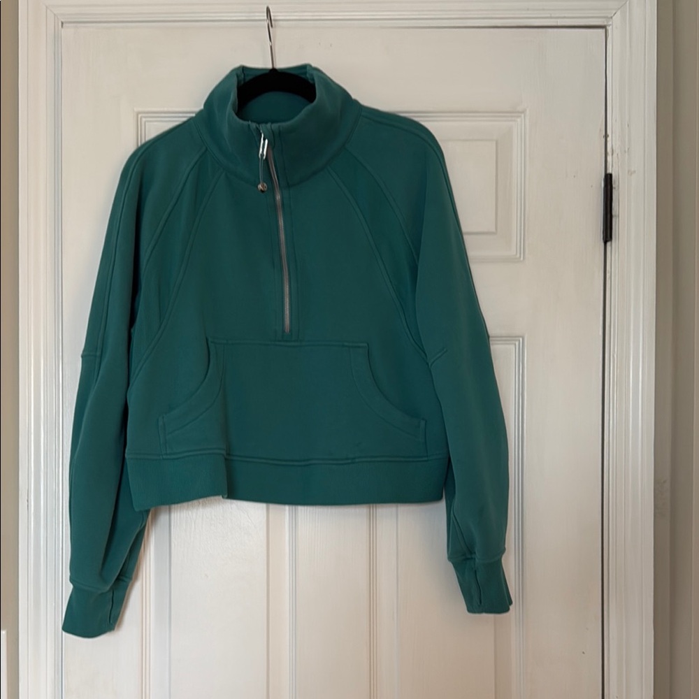 lululemon oversized scuba - teal lagoon 
M/L